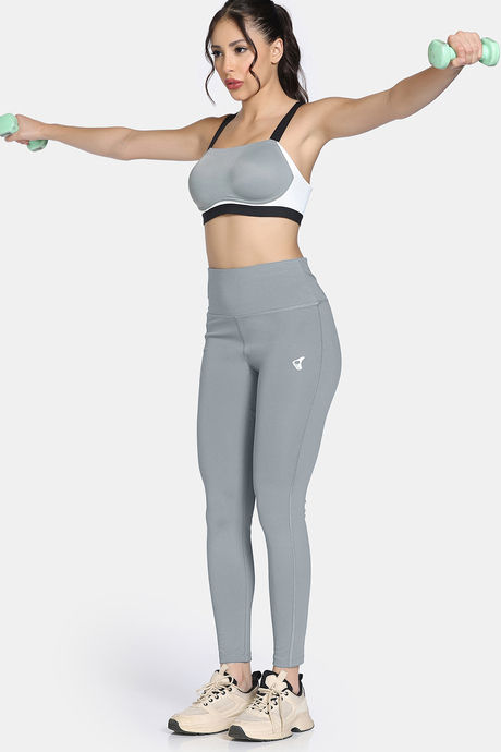 Zelocity High Impact Quick Dry Sports Bra- Wild Dove — image 6